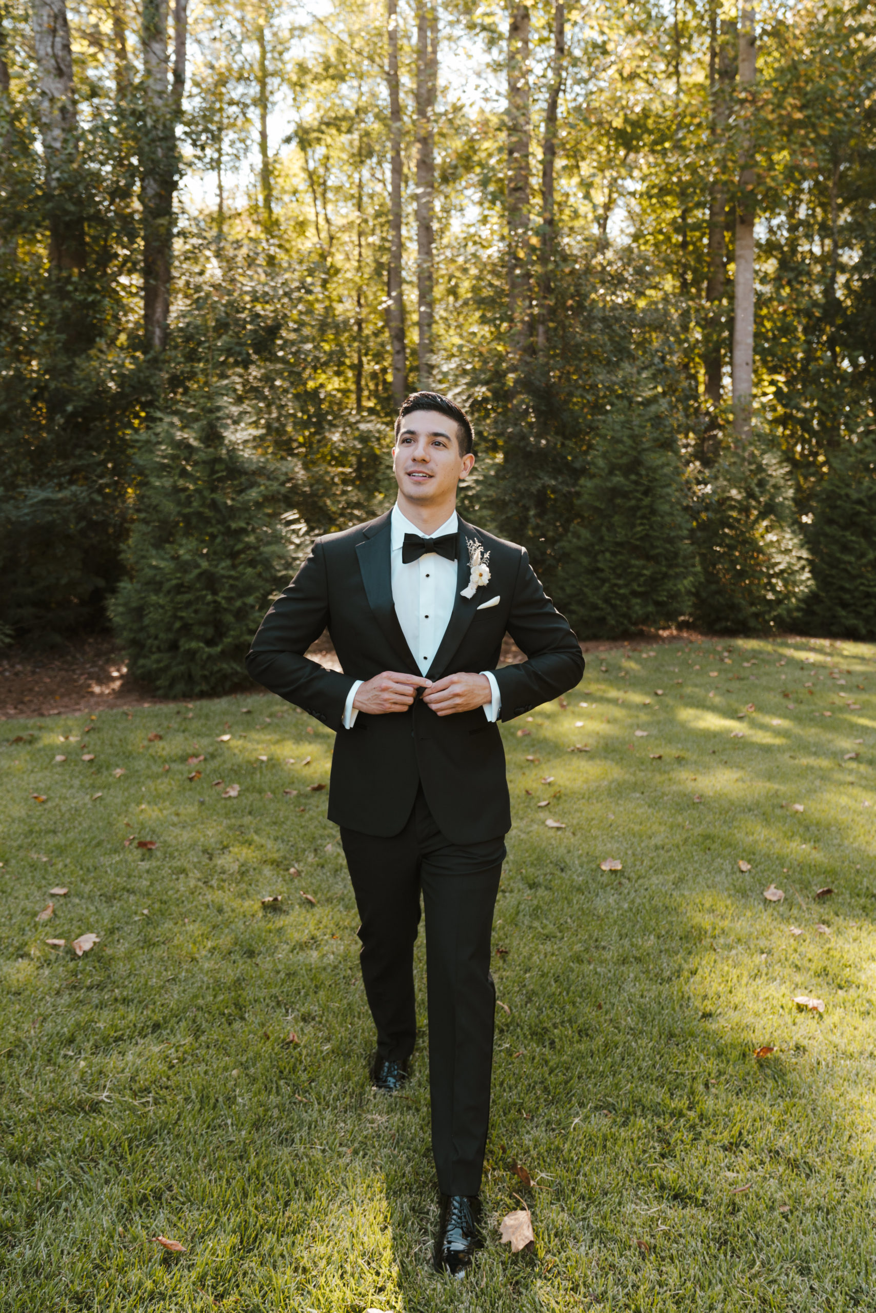 groom getting ready