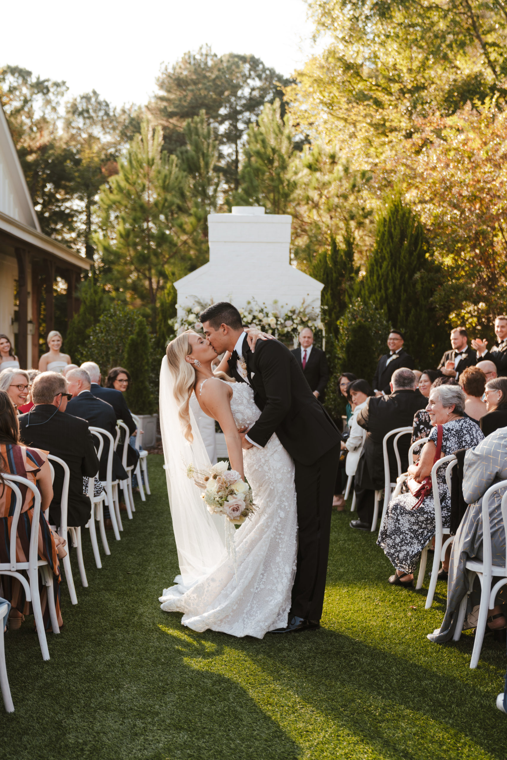 bride and groom wedding ceremony