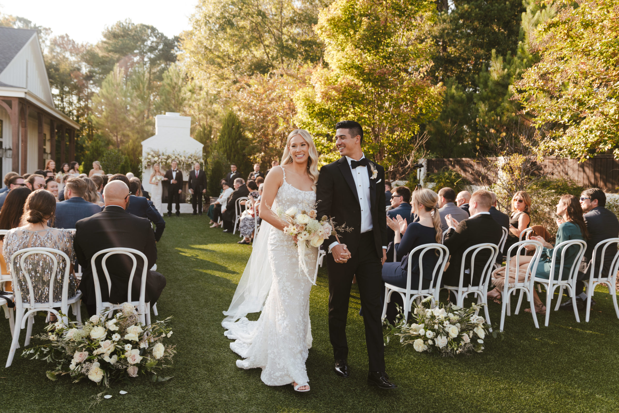 bride and groom wedding ceremony